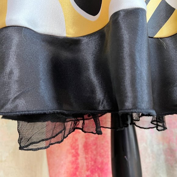 📌Three Pink Hearts Neck-Holder Dress with Mesh Ending Underskirt - Picture 3 of 16